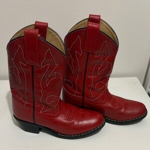 Masterson Boot Co size 12.5C red Western Cowboy Boots